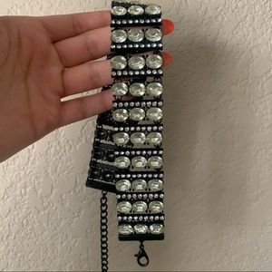 Zara Black Diamond Choker Necklace